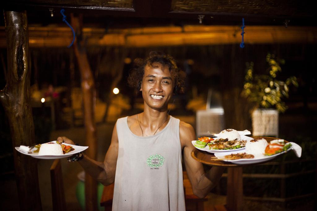 Ana Warung & Bungalows Gili Meno Dış mekan fotoğraf